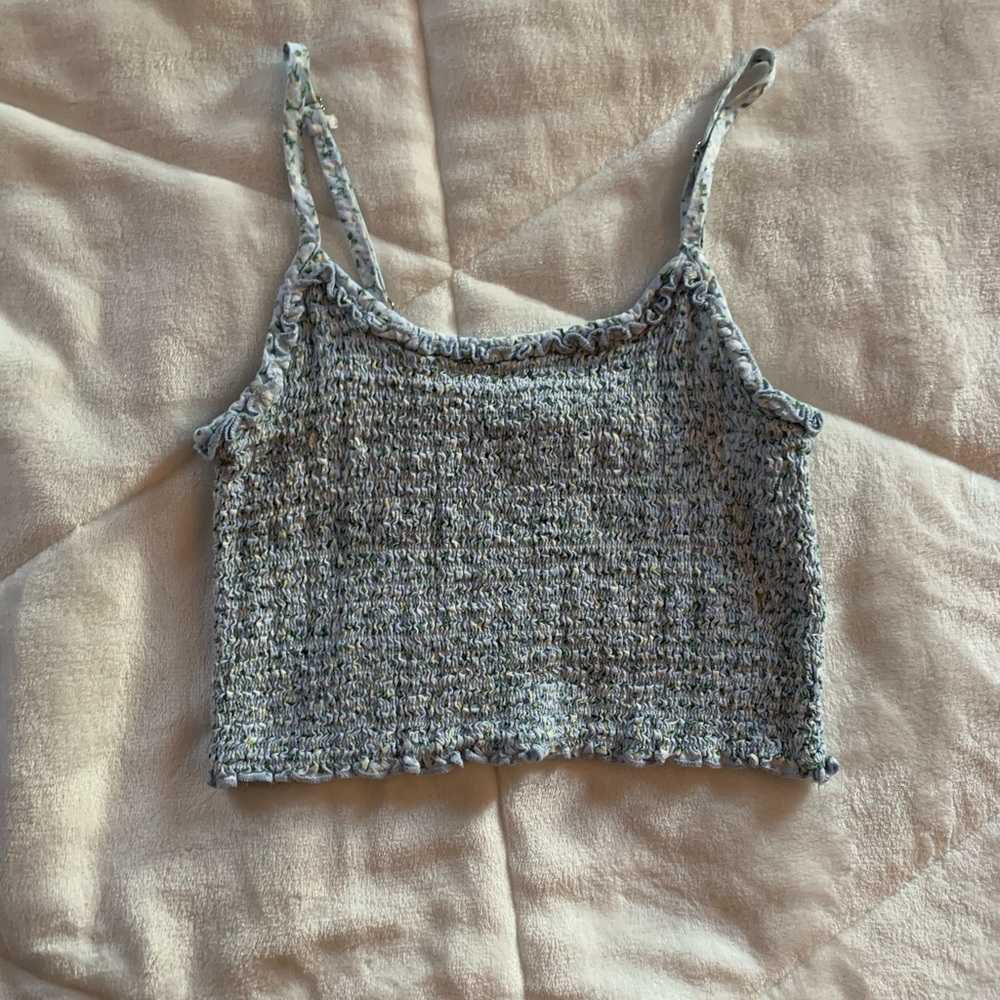 Smock floral cami top